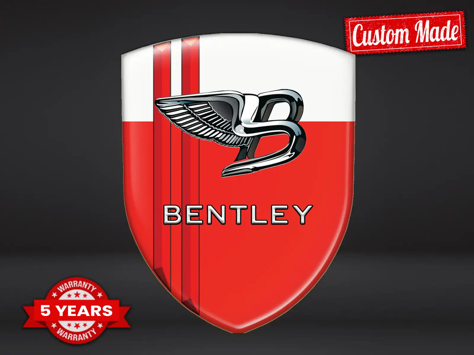Bentley Pegatinas Negocio Personalizadas Resistentes Limitadas